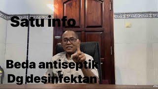 Apa beda antiseptik dengan desinfektan