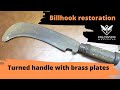 Billhook knife restoration/modification.