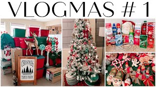 VLOGMAS # 1  Decorating for Christmas ♡ Peppermint Snacks ♡ Vintage Christmas Tree Ornaments ♡ 2020