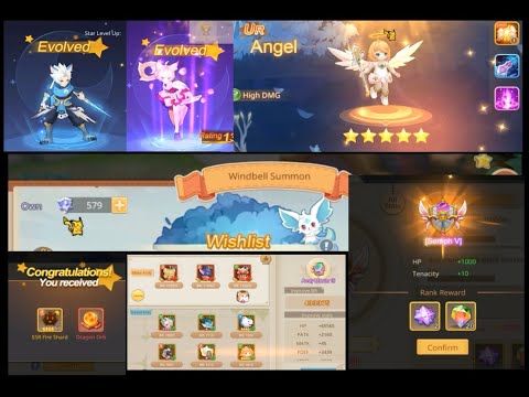 Guardians of Cloudia - 550 Windbell Summons + Angel + Seraph 5 Destroyer