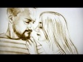 Свадебная love story - песочная анимация Татьяна Петровская