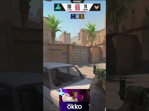 Невидимка XANTARES – трипл килл из ниоткуда! #ewc #okko #cs #counterstrike #csgo