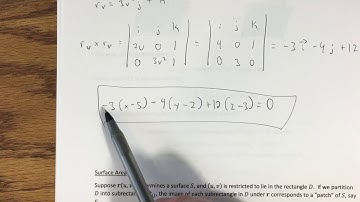 16.6 - Parametric Surfaces and Their Areas (Part 2)