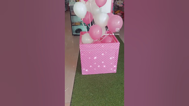 Name revealing ideas | Balloon box | Oneder Balloons | Thoothukudi | 9894388644 #birthday