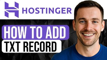 How to Add TXT Record in Hostinger 2025
