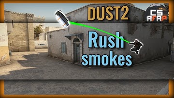 DUST2: Rush smokes | CS afap