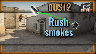 DUST2: Rush smokes | CS afap