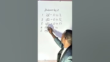 Division hack by 11. This method can only work if the 