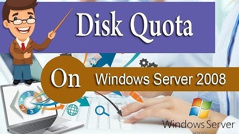 Setup Disk Quota on Windows Server 2008 (no sound)