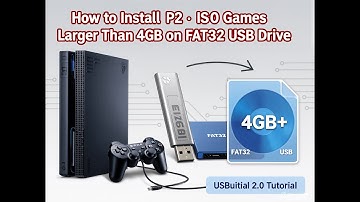 How to Add Large 4GB PS2 Games to FAT32 USB  Free Tutorial
