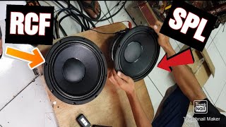speaker mid SPL 10MD26 vs RCF 10750yk