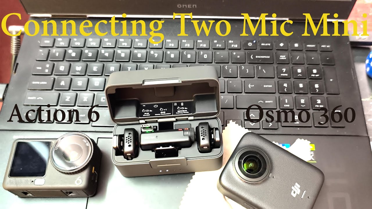 Dual Audio Setup: Two DJI Mics on Action 6 + Osmo 360 | Gizmo Nepal