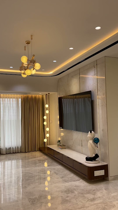 Living Room Decor Lights ✨| #light #livingroom #livingroomdesign #earthyshades #interior #lighiting