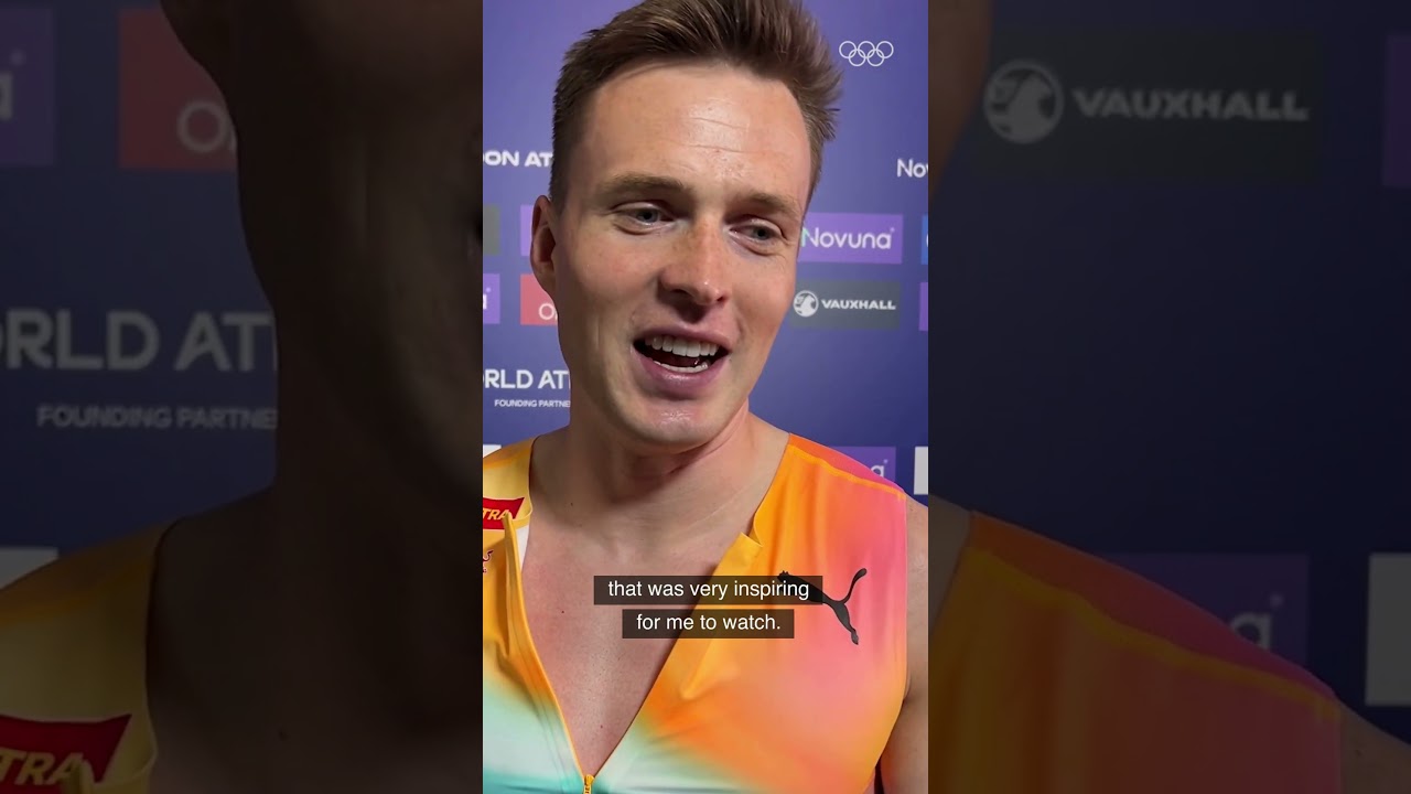 Legends surprising legends! 🫶 #Athletics #Olympics