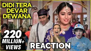 Didi Tera Devar Deewana - Hum Aapke Hain Koun | SONG REACTION