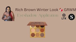 Rich Brown Winter GRWM Series 🍫 Eyeshadow Application