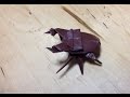 ?????????????????1????How to make an stag beetle ?"origami" HD