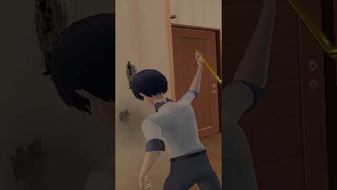 Mita and Player smash the house / Мита и Игрок рушат дом 