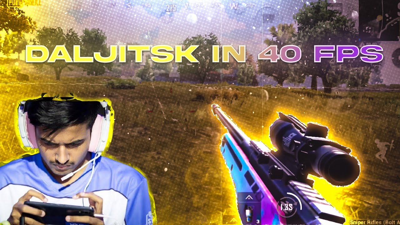DALJITSK IN 40 FPS ! POWER OF MI ! BGMI MONTAGE ! GLiMPSE GAMING