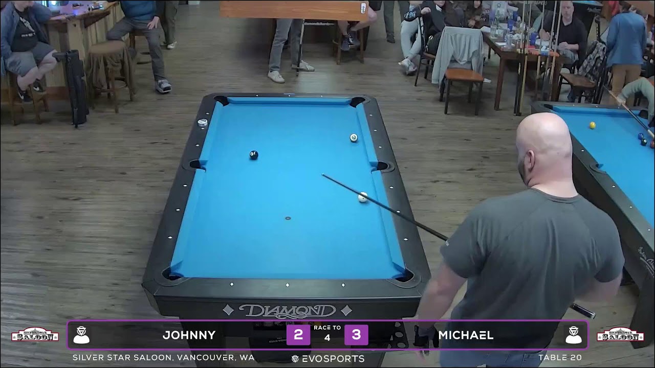 Image of video the JOHNNY vs MICHAEL - SILVER STAR SALOON - TABLE 20 | EvoSports 12