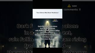 “Your Silence Was Never Weakness.” fire 🔥 #viral #motivation