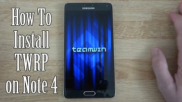 How To Flash TWRP Custom Recovery on your Galaxy Note 4!