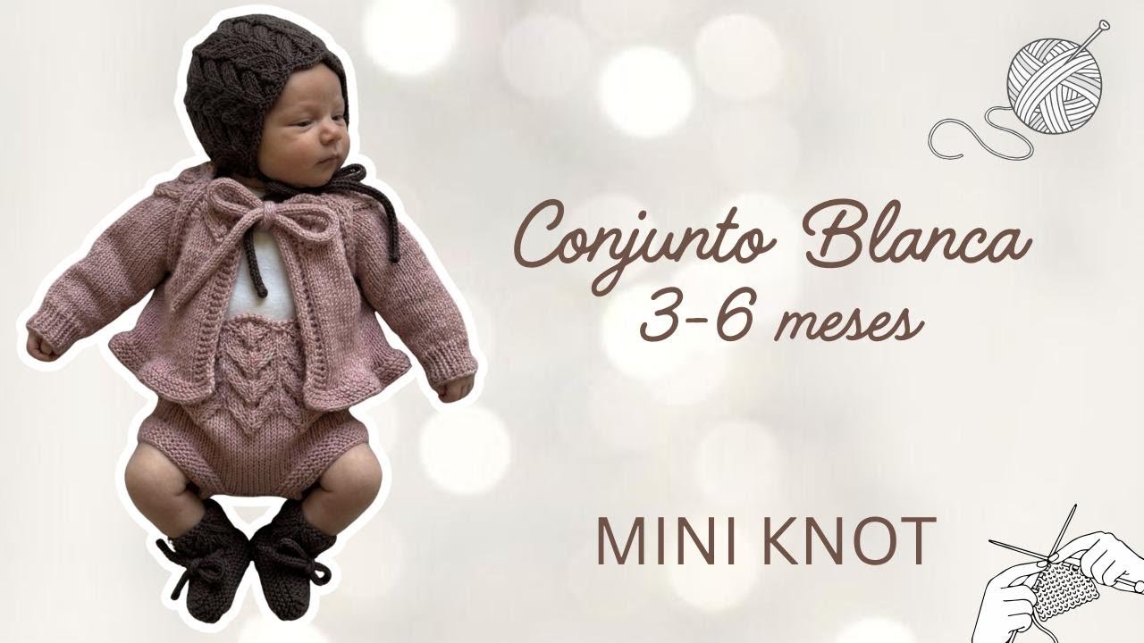 ¡TEJE este Conjunto de Bebé (3-6 Meses)! + Patrón PDF GRATIS 🎁 (Solo por tiempo limitado)