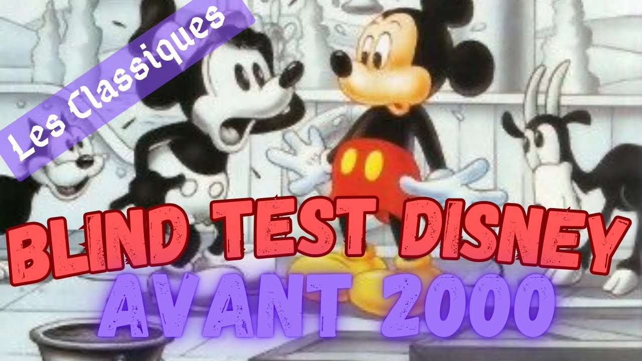 Les grands classiques Disney en BLIND TEST. Exclusivement films du 20 ème siècle