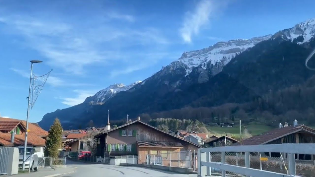 Matten b. Interlaken - Bönigen b. Interlaken, Switzerland🇨🇭 |Driving Tour | ShortTour | 