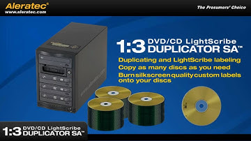 Aleratec 1:3 DVD CD LightScribe Duplicator SA - part # 260174