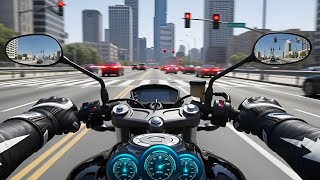 Real Bike Driving Racing Game | Extreme Moto Ride Gameplay | Android Bike Game screenshot 5