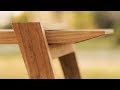 Designing and Building a Modern Bench - Woodworking Projects