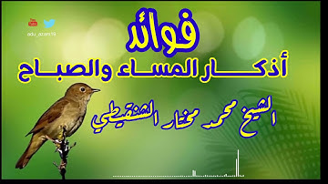 🌴فوائد وفضل الاذكار ( الصباح والمساء ) مقطع رائع للشيخ محمد مختار الشنقيطي