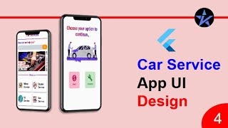 Flutter Car Service App | Part-4 | Sample UI Screen | Flutter app to rent or service your car