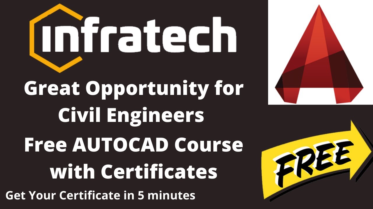 Free AUTOCAD online Training by Infratech|Free Course for Beginners ...