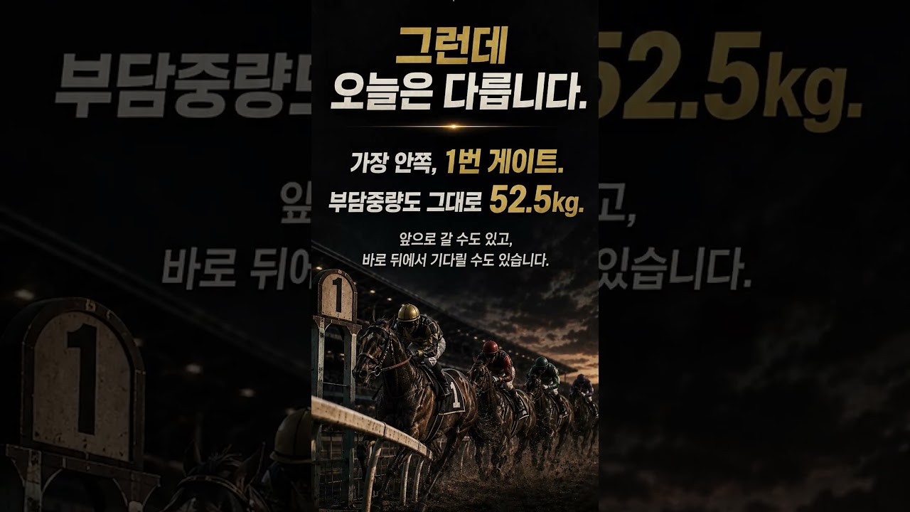 8.28(금) 부산 6R｜가장 조용히 유리해진 축… 숨은 복병의 반전