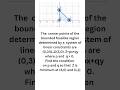 Linear programming|linear constraints |minima #shorts #mathsshorts #class12maths #maths