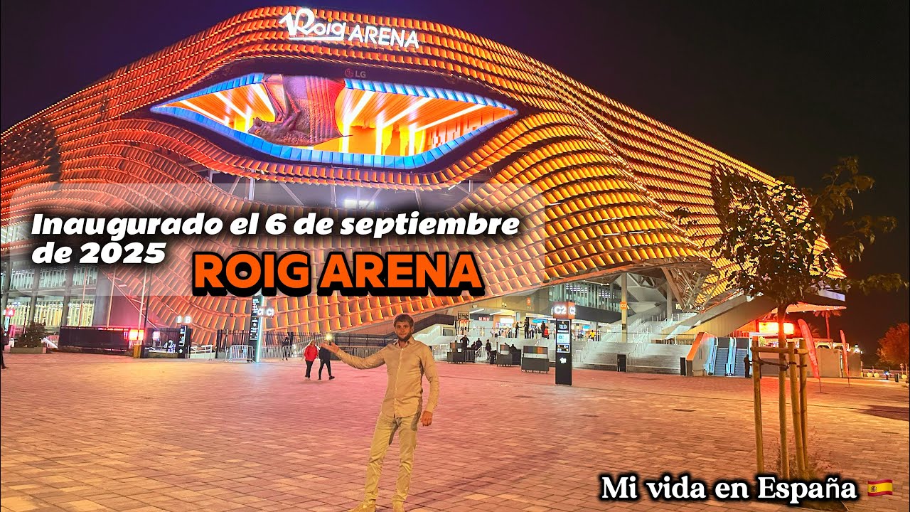 ROIG ARENA en Valencia 🇪🇸. Un lugar increíble para vivir el deporte y la música. Valencia BASKET