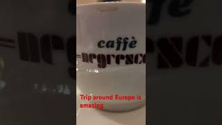 Americano in Rome…. #coffee #viralvideo #travel #lifestyle