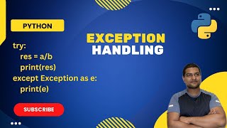 Exception handling in Python | Error Handling in Python