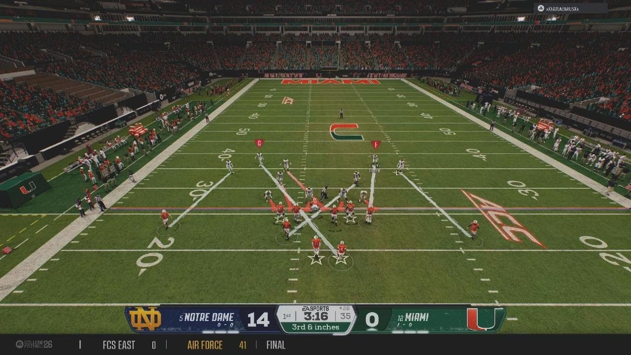 Notre Dame vs Miami