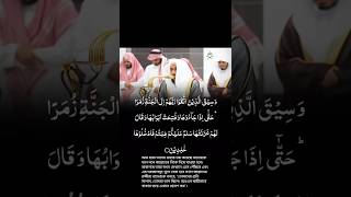 Surah Zumar 73 | Sheikh Abdullah al Juhany | Quran | Bangla translation