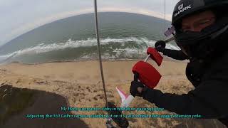 Hang Gliding on Cape Cod - Wellfleet, Massachusetts. White Crest Beach - ridge soaring. March 2023