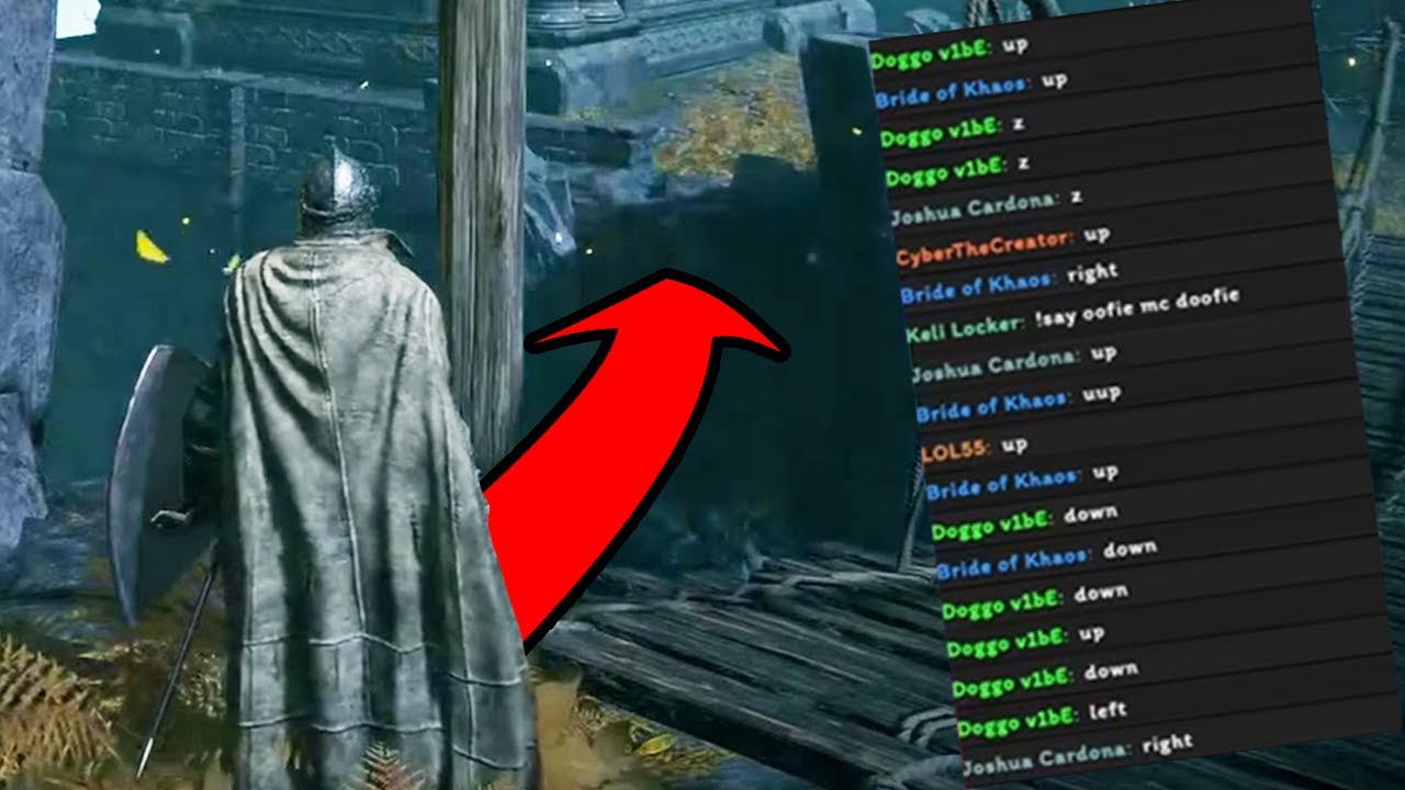 Using Chat Commands To Play Elden Ring! YouTube