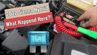 2022 Toyota Sienna  Multiple Electrical Faults! What Happened??!