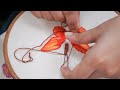 How to embroider Butterfly by hand- Simple Embroidery