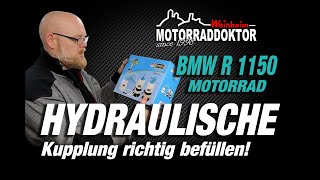 BMW R 1150 hydraulic clutch | Refill and bleed | How does it work? | #motorraddoktor