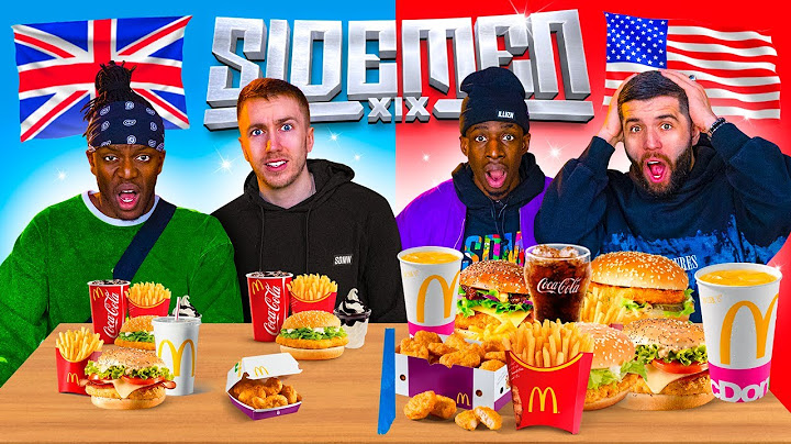SIDEMEN USA VS UK 40,000 CALORIES CHALLENGE