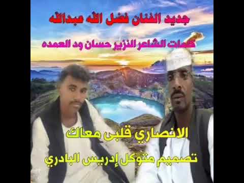 جديد الفنان فضل الله عبدالله الانصاري قلبي معاك