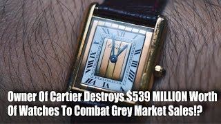 Richemont Doesnt Want You Saving Money On Their Watches